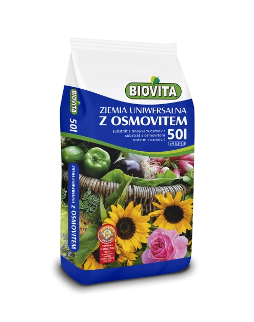 Zdjęcie: Ziemia uniwersalna z osmovitem 50 L BIOVITA