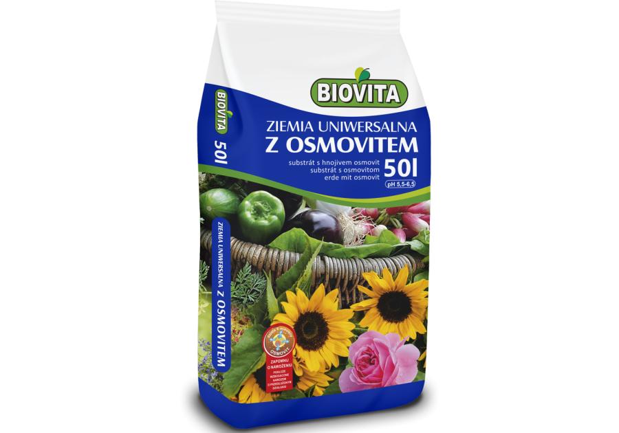 Zdjęcie: Ziemia uniwersalna z osmovitem 50 L BIOVITA