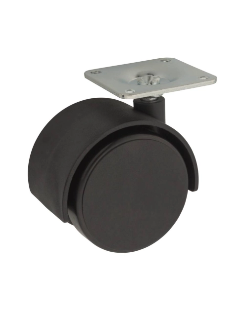 Zdjęcie: Kółko meblowe 50 mm, 40 kg, płyta mocująca METRO