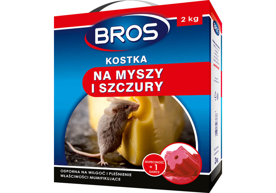 Zdjęcie: Kostka na myszy i szczury 2 kg BROS