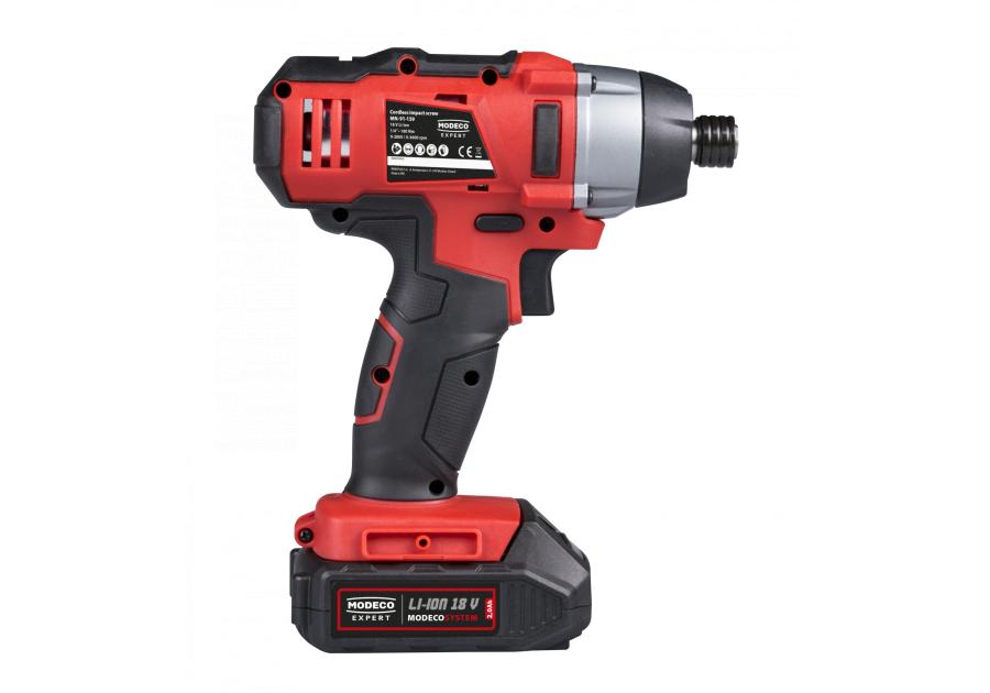 Zdjęcie: Zakrętarka udarowa 18 V, 180 Nm bez akumulatorów i ładowarki MODECO EXPERT