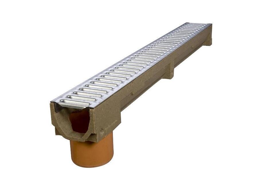 Zdjęcie: Kanał Self A15 ruszt ocynk H100 100 cm z króćcem SCALA