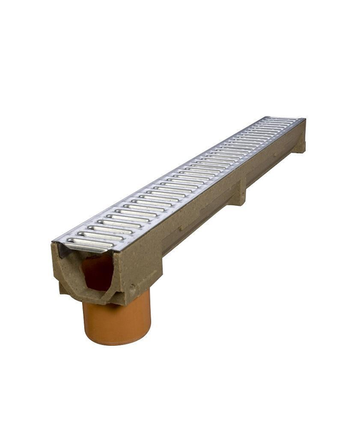 Zdjęcie: Kanał Self A15 ruszt ocynk H100 100 cm z króćcem SCALA