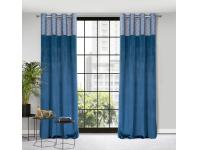 Zdjęcie: Zasłona gotowa D91 Agnes 140x250 cm granatowy EUROFIRANY