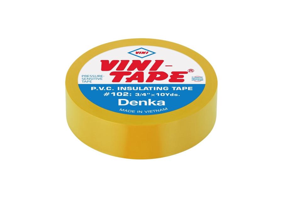 Zdjęcie: Taśma izolacyjna Vini-Japan 102 0.15x19x10 żółta VINI-TAPE