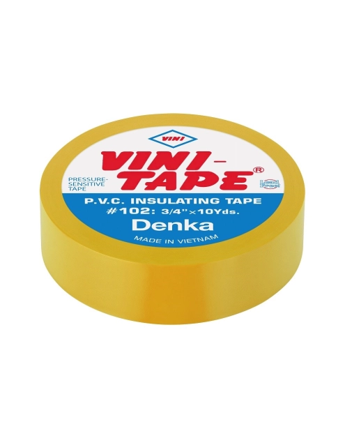 Zdjęcie: Taśma izolacyjna Vini-Japan 102 0.15x19x10 żółta VINI-TAPE