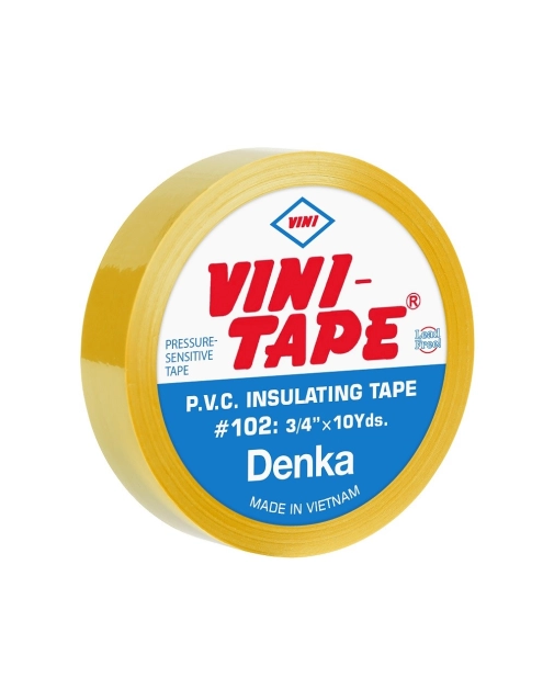 Zdjęcie: Taśma izolacyjna Vini-Japan 102 0.15x19x10 żółta VINI-TAPE