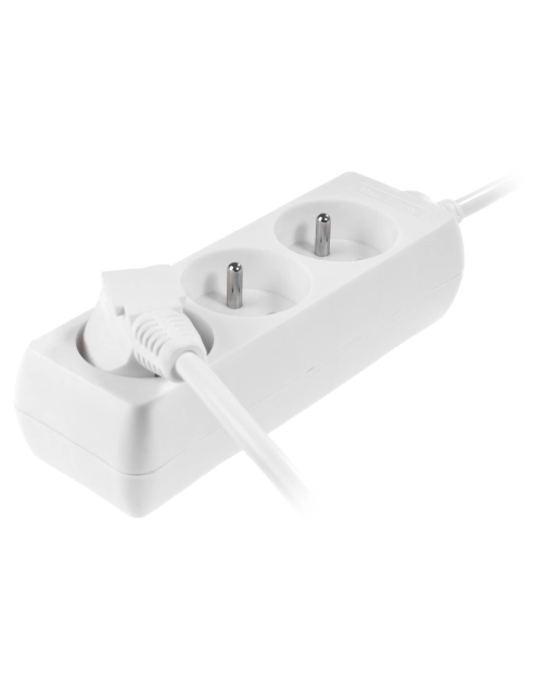 Zdjęcie: Przedłużacz stały z trzykrotnym gniazdem wtyczkowym PS-370/5,0 Eco biały PLASTROL