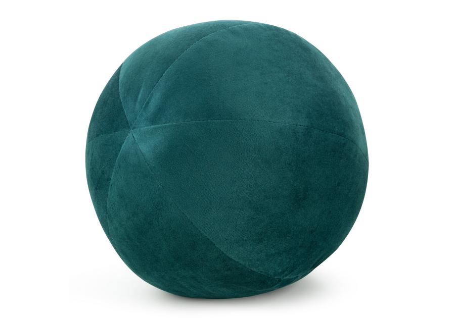 Zdjęcie: Poduszka dekoracyjna w formie kuli Gaja 24 cm ciemnoturkusowa EUROFIRANY