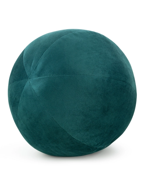 Zdjęcie: Poduszka dekoracyjna w formie kuli Gaja 24 cm ciemnoturkusowa EUROFIRANY