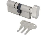 Zdjęcie: Wkładka z gałką Y500 55/30G satyna YALE