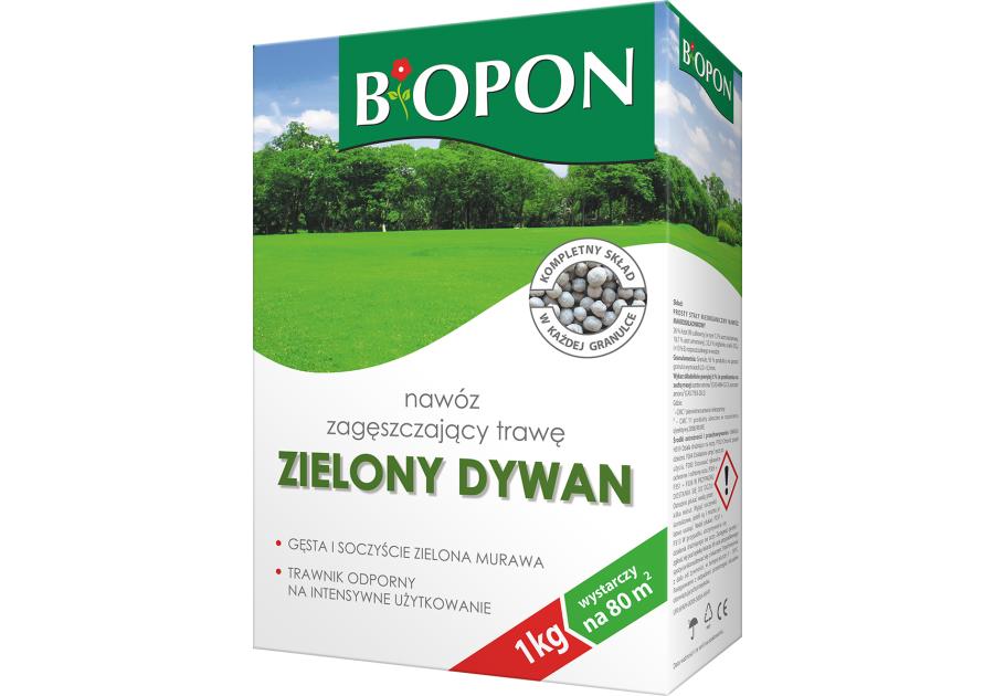 Zdjęcie: Nawóz zielony dywan zagęszczający trawę 1 kg BOPON