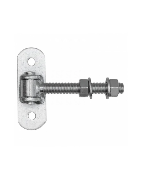 Zdjęcie: Zawias regulowany przykręcany M16 płytka 115x40 trzpień L-130 METRO