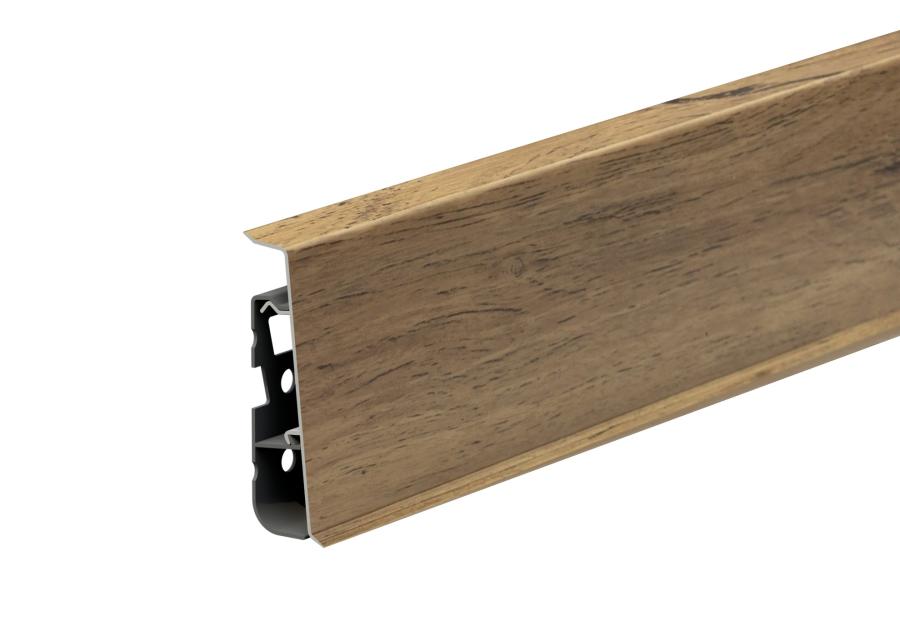 Zdjęcie: Listwa przypodłogowa PVC Hi Line Prestige 2,2x7,5 cm 2,50 m Ateny Mat CEZAR