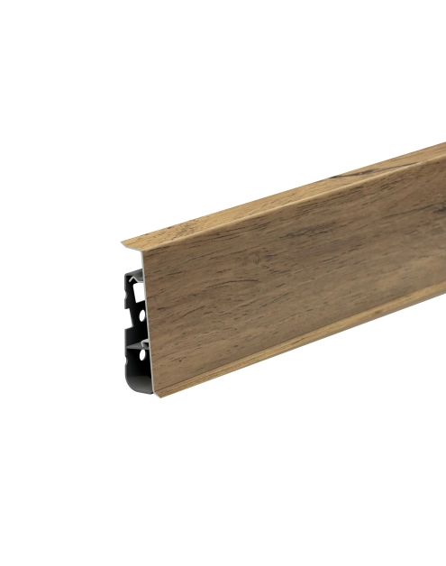 Zdjęcie: Listwa przypodłogowa PVC Hi Line Prestige 2,2x7,5 cm 2,50 m Ateny Mat CEZAR