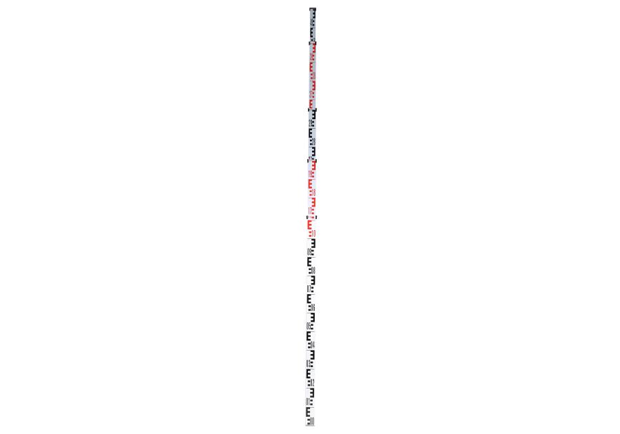 Zdjęcie: Łata niwelacyjna teleskopowa 5 m PROLINE