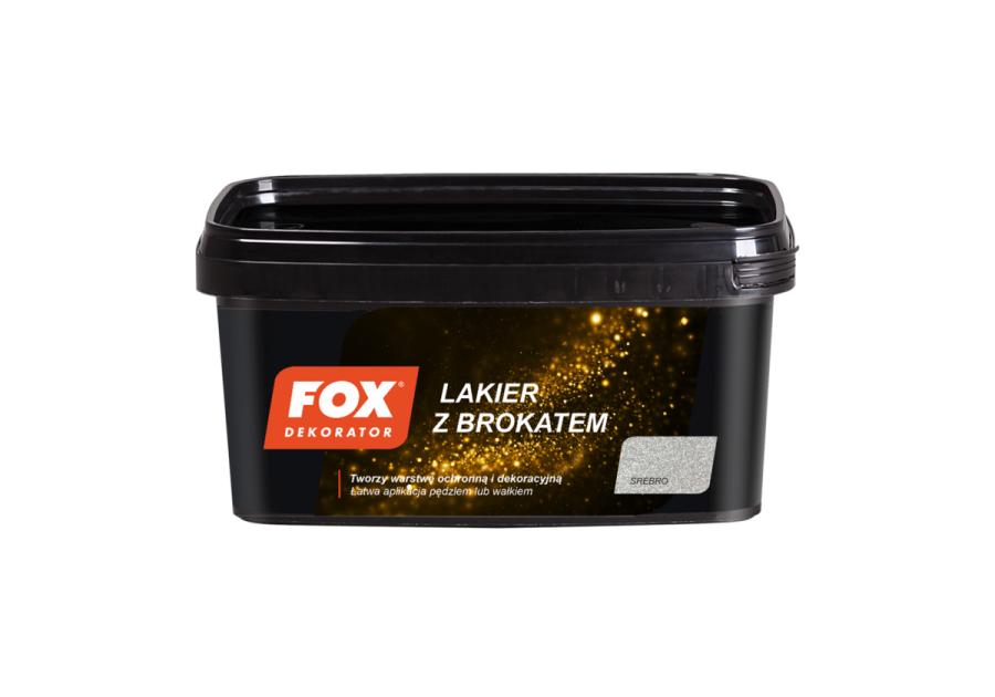Zdjęcie: Lakier z brokatem Fox srebro 1 L ATLAS