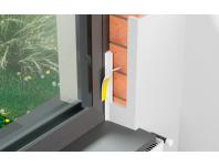 Zdjęcie: Listwa PVC przyokienna, dylatacyjna, tynkarska z uszczelką BP12 MIDI L250 9/3 biały BELLA PLAST