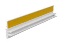 Zdjęcie: Listwa PVC przyokienna, dylatacyjna, tynkarska z uszczelką BP12 MIDI L250 9/3 biały BELLA PLAST