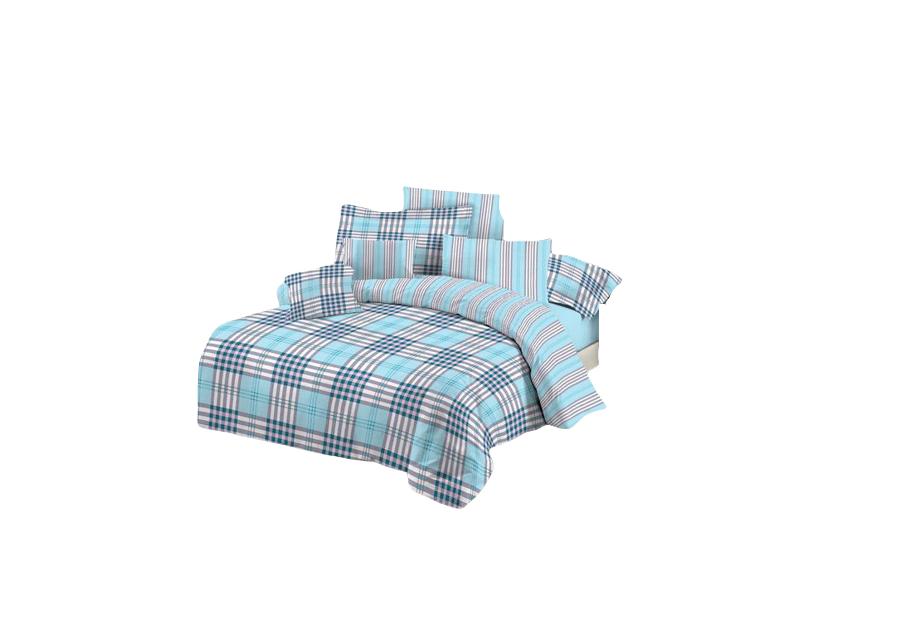 Zdjęcie: Komplet pościeli bawełnianej Lotta 220x200; 70x80 cm x 2 griglia MISS LUCY