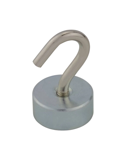 Zdjęcie: Magnes neodymowy okrągły z haczykiem M4 19x8 mm, 2 sztuki STAHL