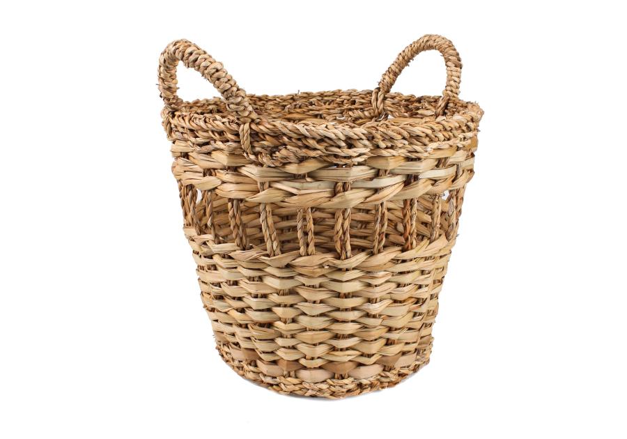 Zdjęcie: Koszyk z trawy morskiej z uchwytami 34x34x29/36 cm TIN TOURS