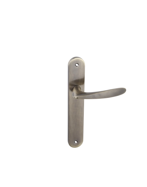 Zdjęcie: Klamka Goa na szyldzie długim pełnym, patyna - KCG 414A KUCHINOX