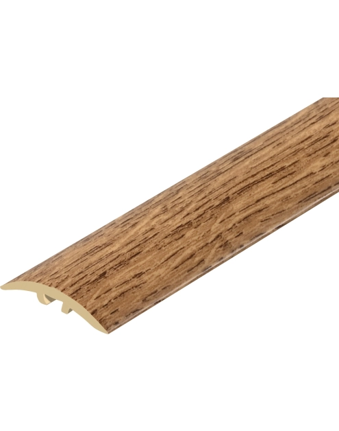Zdjęcie: Kształtownik PVC wcisk wąski 30 mm 2w1 L= 1,80 m Dąb Palony okleina mat CEZAR