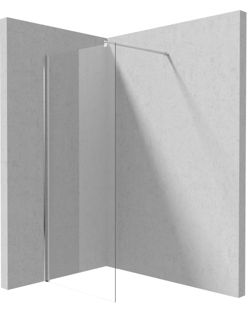 Zdjęcie: Ścianka prysznicowa walk-in systemu Kerria Plus 80 cm Kerria Plus chrom DEANTE