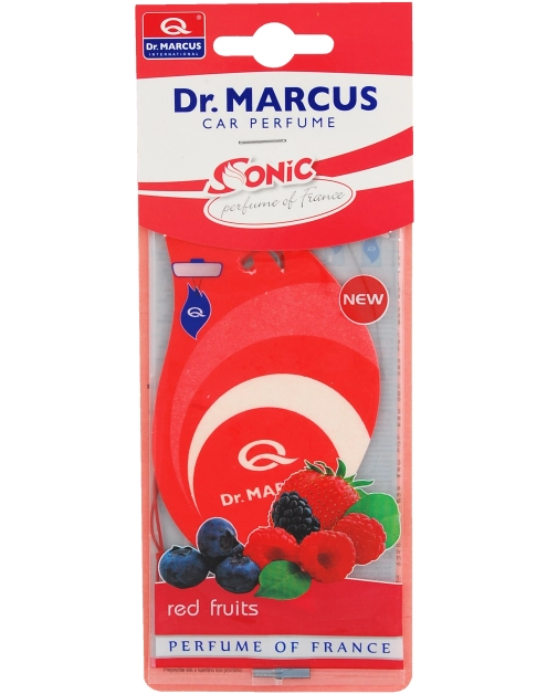 Zdjęcie: Zapach samochodowy Sonic listek Red Fruits DR.MARCUS