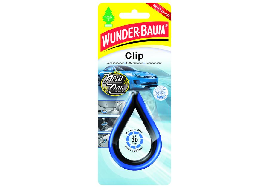 Zdjęcie: Zapach samochodowy Clip new car WUNDERBAUM