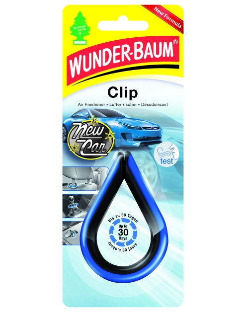 Zdjęcie: Zapach samochodowy Clip new car WUNDERBAUM
