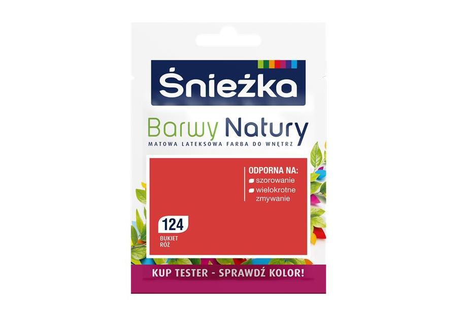 Zdjęcie: Farba Barwy Natury tester bukiet róż 124 25ml ŚNIEŻKA