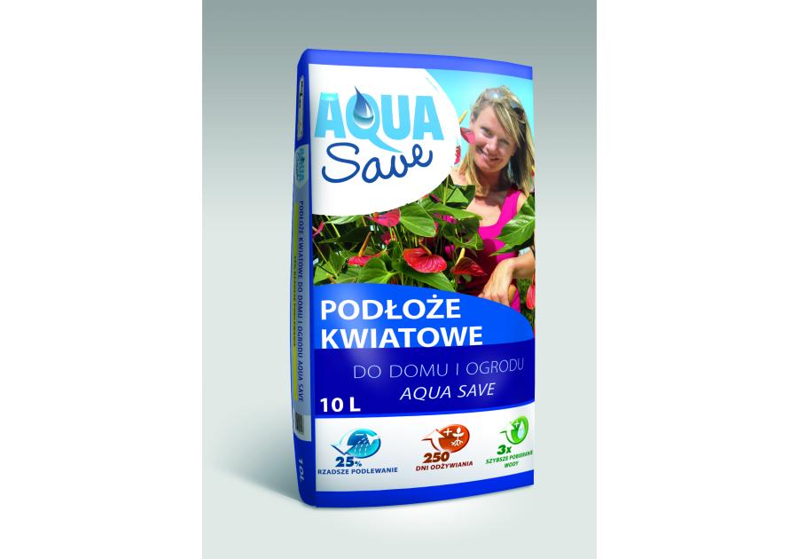 Zdjęcie: Podłoże kwiatowe do domu i ogrodu 10 L AQUA SAVE