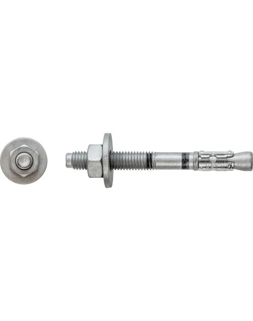 Zdjęcie: Kotwa opaskowa w płatkowej powłoce cynkowej z dużą podkładką R-HPTII-ZF 8x80 mm RAWLPLUG