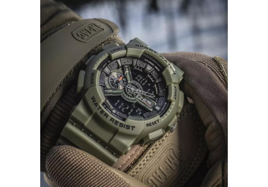 Zdjęcie: Zegarek sportowy M-Tac - Olive ACTION
