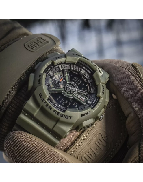 Zdjęcie: Zegarek sportowy M-Tac - Olive ACTION