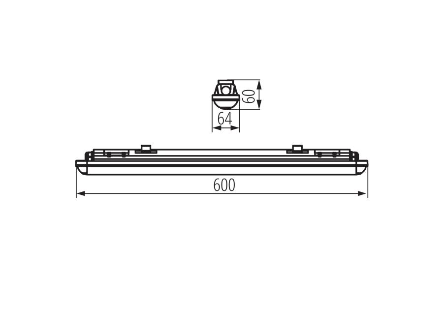 Zdjęcie: Oprawa LED Dicht 18 W-NW MILEDO