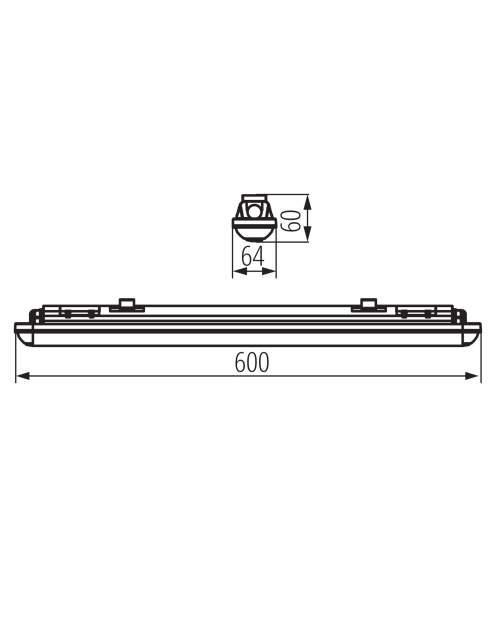 Zdjęcie: Oprawa LED Dicht 18 W-NW MILEDO