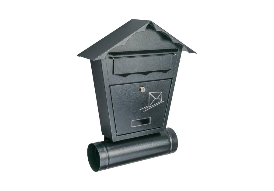 Zdjęcie: Skrzynka na listy SD2T domek z tubą antyk szary METRO