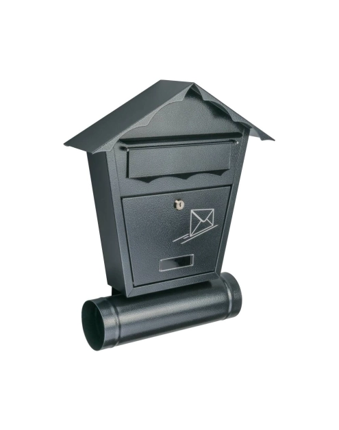 Zdjęcie: Skrzynka na listy SD2T domek z tubą antyk szary METRO
