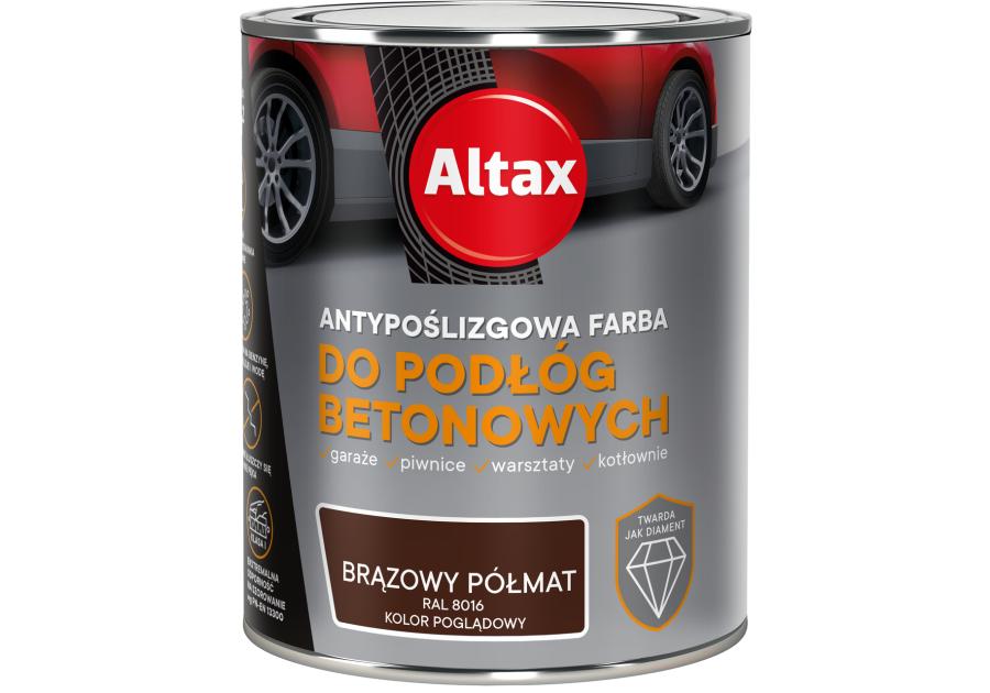 Zdjęcie: Farba do podłóg betonowych 0,75 L brązowy półmat ALTAX