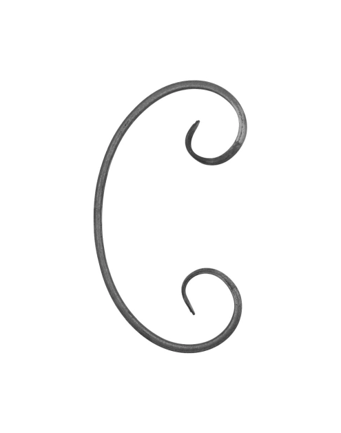 Zdjęcie: Motyw z płaskownika C 12x6 mm 220x120 mm METRO