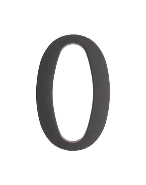 Zdjęcie: Cyfra 0 plastikowa czarna 180 mm METRO