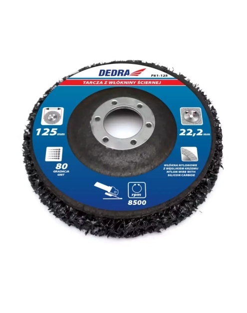 Zdjęcie: Tarcza z włókniny ściernej 125 mm DEDRA