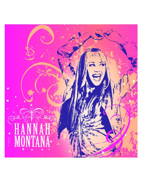 Zdjęcie: Serwetki Hannah Montana 33x33 cm - 20 szt. DISNEY