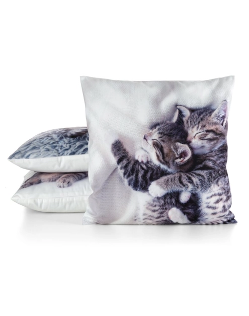 Zdjęcie: Poszewka Animal 79 biała 45 x 45 cm Mink EUROFIRANY