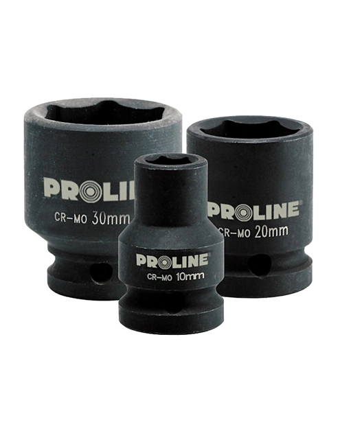 Zdjęcie: Nasadka udarowa 6-kątna Cr-Mo 3/4 - 55 mm z zawieszką PROLINE