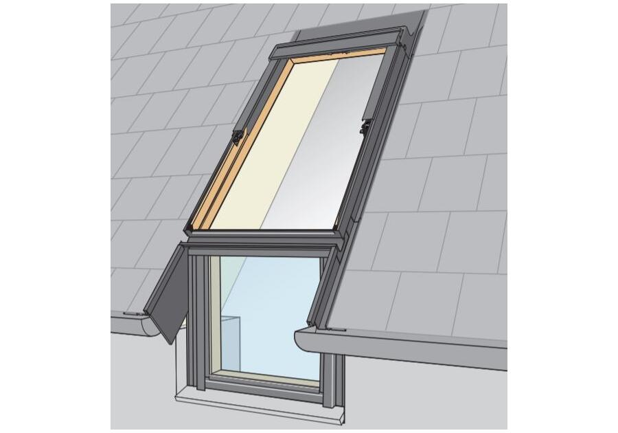 Zdjęcie: Kołnierz do okien kolankowych EFS 0012 płaski, 134x160 cm VELUX