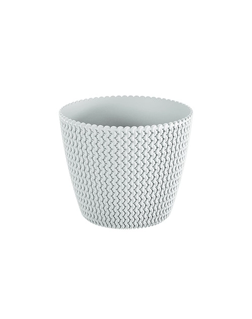 Zdjęcie: Doniczka Splofy biały 22 cm PROSPERPLAST